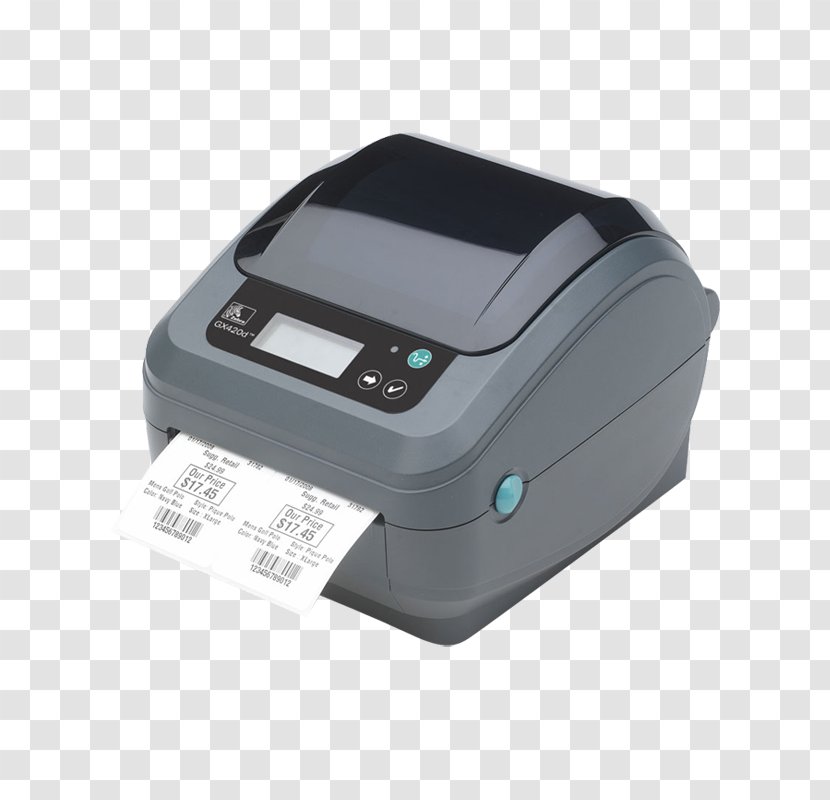 Zebra Technologies Thermal Printing Thermal-transfer Label Printer Dots Per Inch Transparent PNG