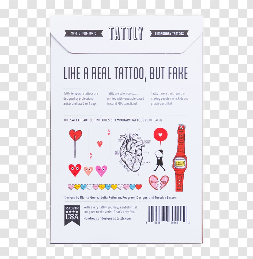 Paper J&s 2 Tattoo Sticker Abziehtattoo Flora - Diagram - Tattly Transparent PNG