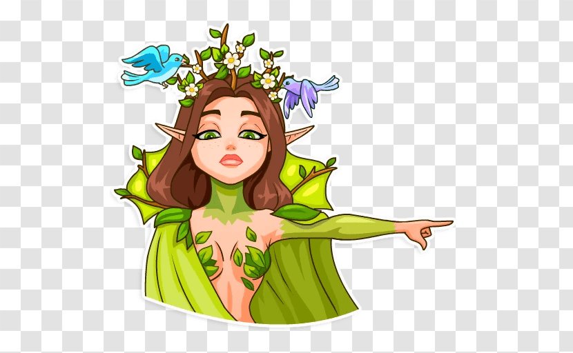 Mermaid Cartoon - Plant Transparent PNG