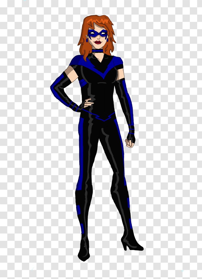Costume Design Superhero Spandex Supervillain - Cartoon - Dc Nightwing Transparent PNG