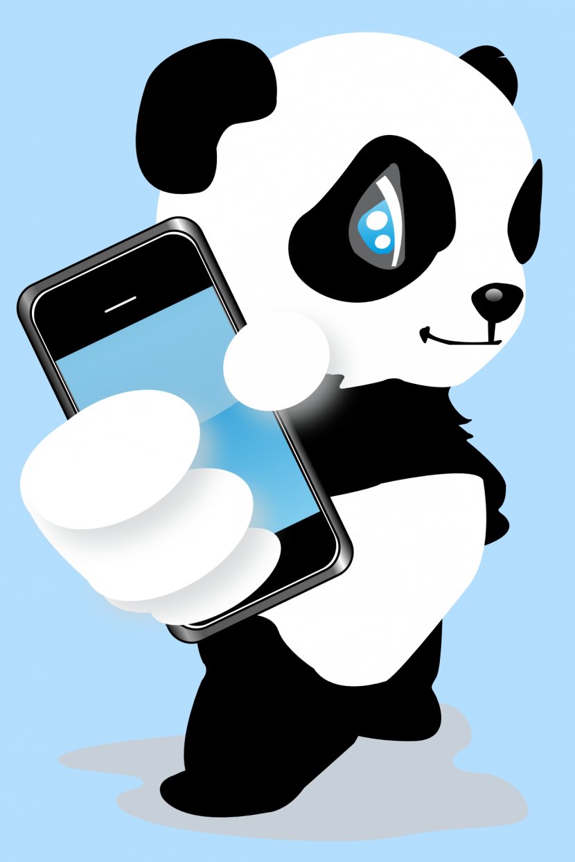 IPhone Telephone Call Smartphone - Panda Transparent PNG