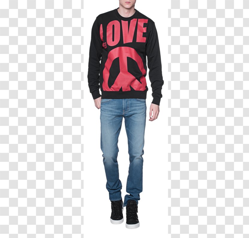 Hoodie Jeans T-shirt Sweater - Outerwear Transparent PNG