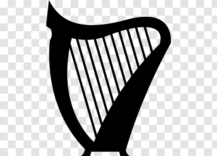 Celtic Harp Clip Art - Watercolor Transparent PNG