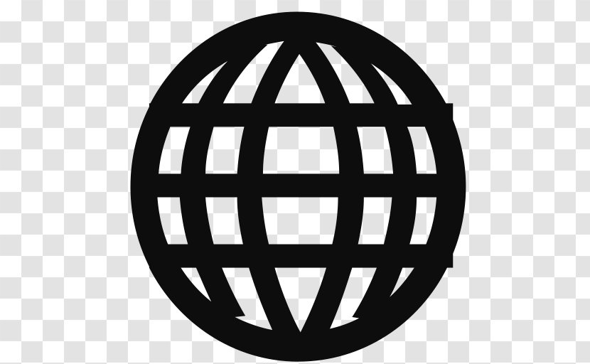 Symbol Logo Black And White - Sphere Transparent PNG