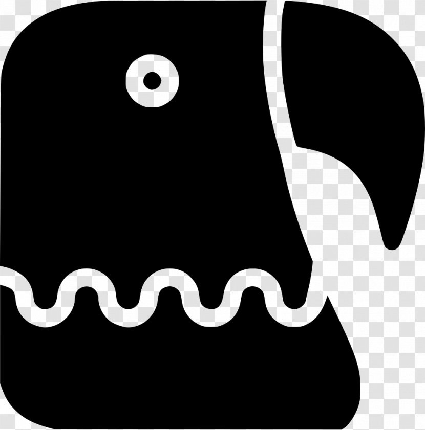 Clip Art - Blackandwhite - Carnivorous Icon Transparent PNG