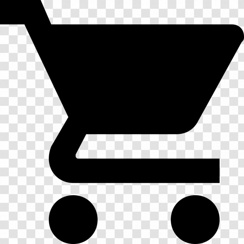 Shopping Cart Online Bag - Monochrome - Purchase Transparent PNG