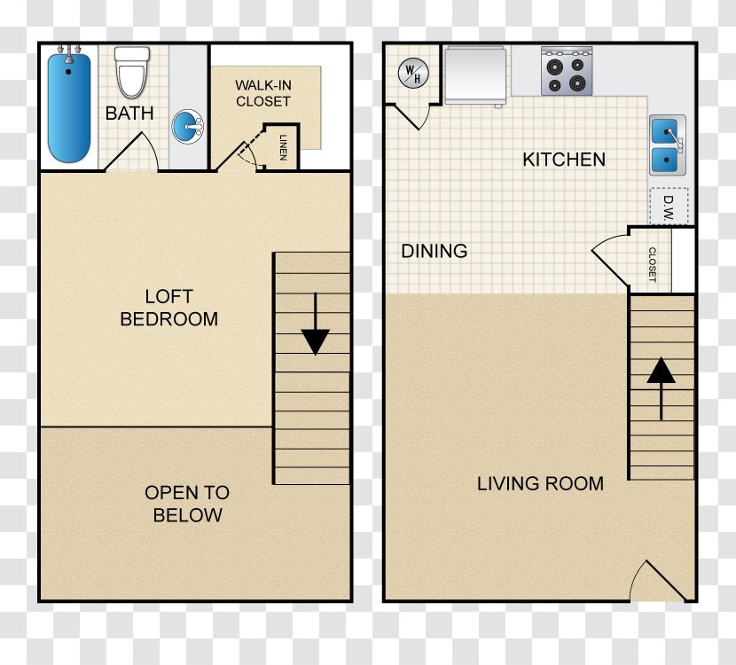 Bridgemont Terrace Apartments Floor Plan Home - Media - Traditional Living Room Design Ideas Loft Transparent PNG