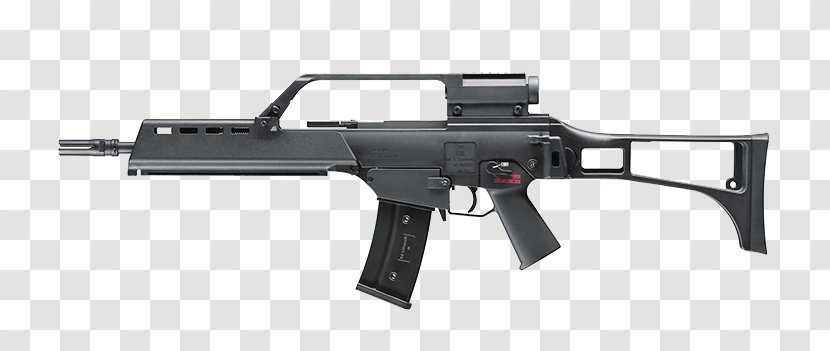 Heckler & Koch G36 Airsoft Guns Blow-Back Firearm - Cartoon - Tree Transparent PNG