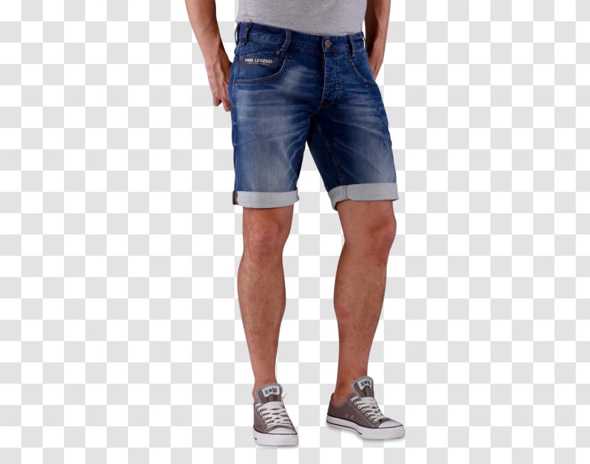 Jeans Denim Bermuda Shorts - Frame - Light Blue Transparent PNG