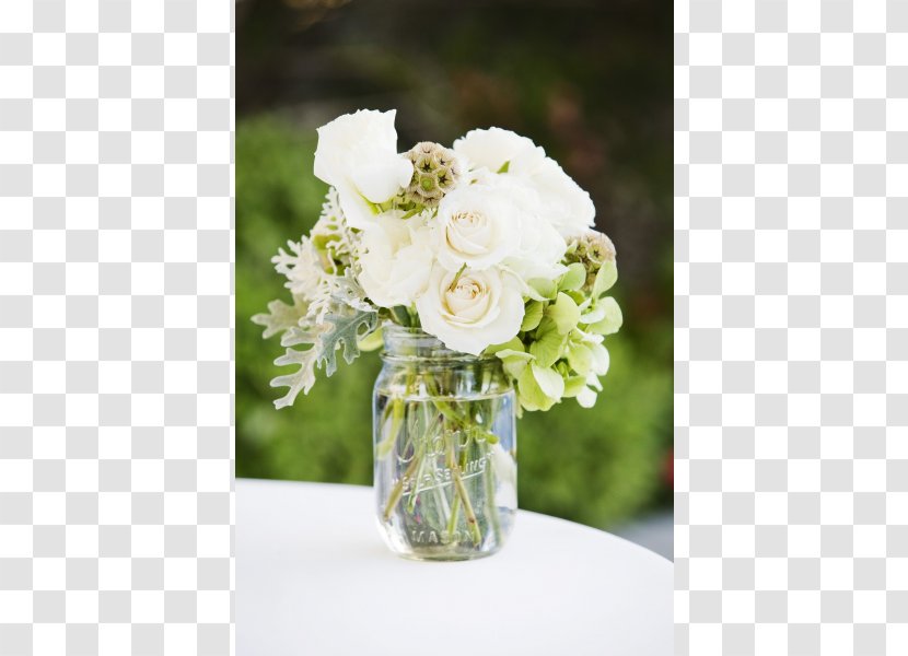 Table Centrepiece Mason Jar Wedding Flower - Cordon Transparent PNG