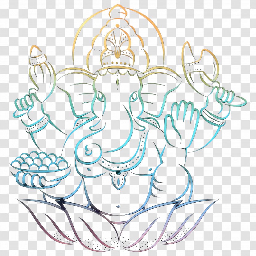 Ganesh Chaturthi Text - Hinduism Transparent PNG