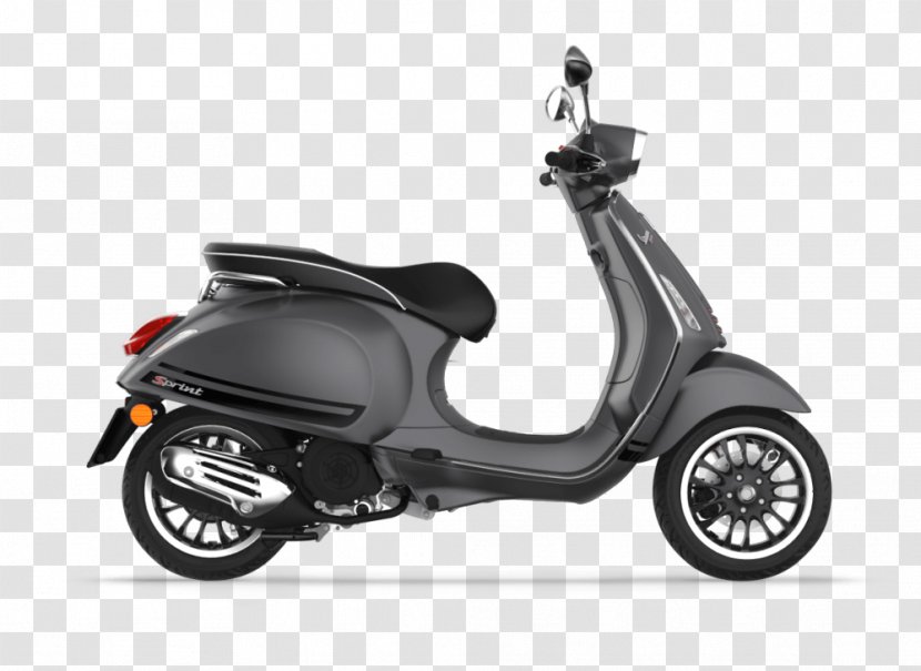 Scooter Piaggio Vespa Sprint Motorcycle - Motor Vehicle Transparent PNG