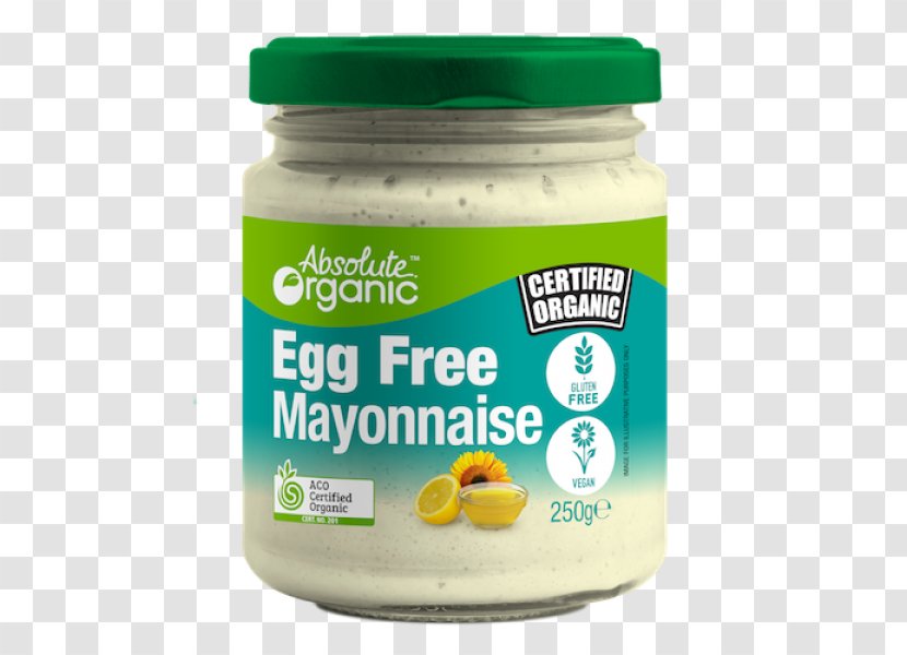 Organic Food Condiment Certification Australian Cuisine Mayonnaise - Salt Transparent PNG