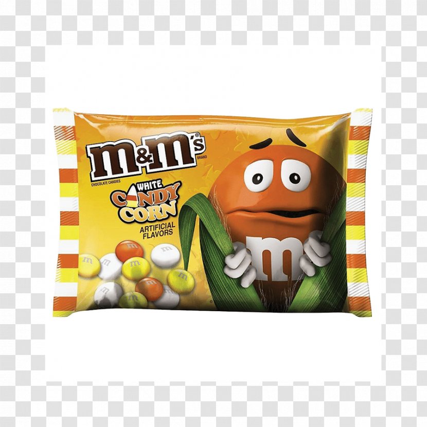 M And MS White Chocolate Candy Corn 280g Pumpkin Pie M&M's - Vegetarian Food Transparent PNG