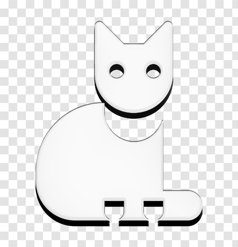 Cat Icon Halloween Kitty - Smile Symbol Transparent PNG