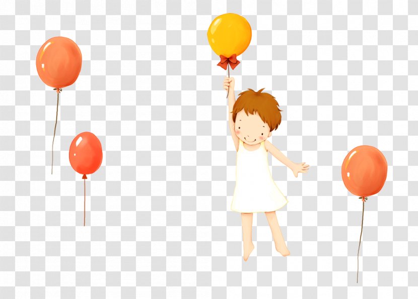 Children's Day - Orange - Child Transparent PNG