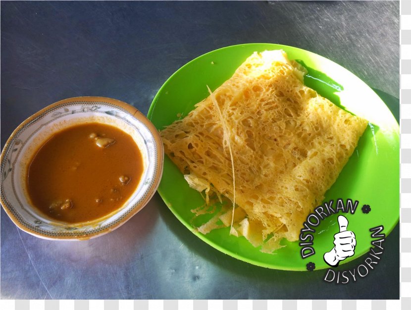 Taiping Breakfast Malacca Roti Jala Gravy - Chapathi Transparent PNG