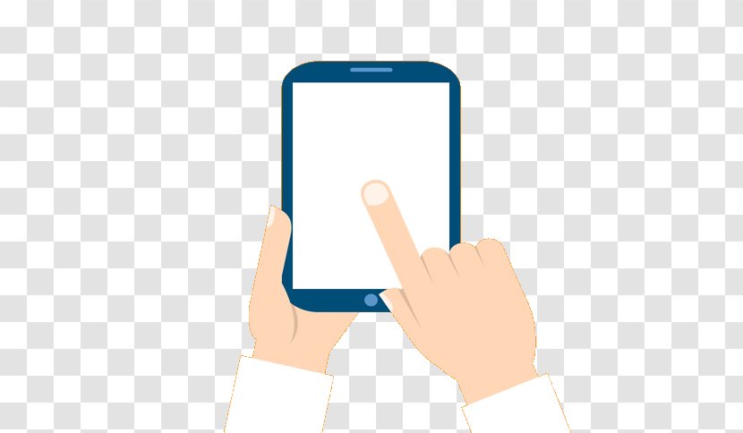 Mobile Phone Touchscreen Telephone - Smartphone - Hand Transparent PNG