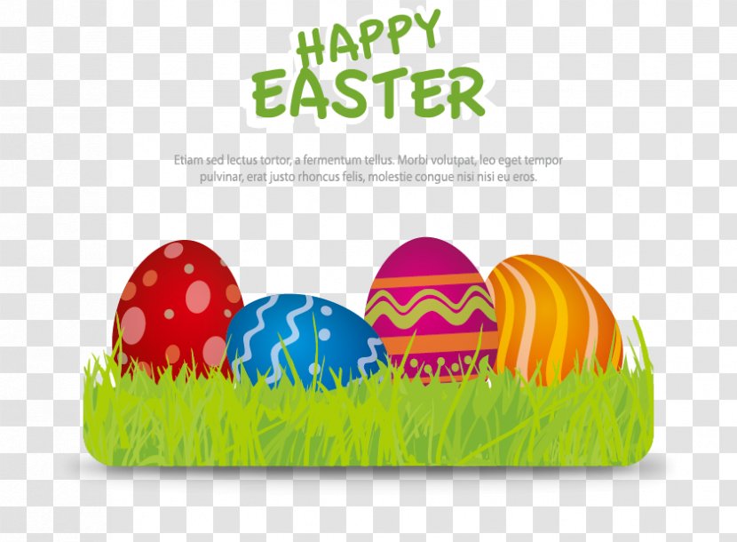 Easter Bunny Egg - Text - Vector Illustration Eggs Transparent PNG