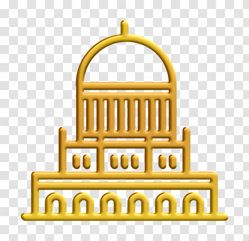 Monuments Icon Mosque Icon Jerusalem Icon Transparent PNG