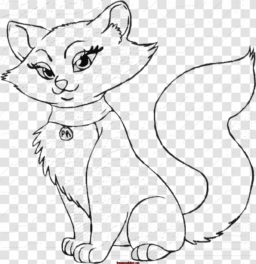 Cat Kitten Drawing Clip Art - Small To Medium Sized Cats - SALVAJE Transparent PNG