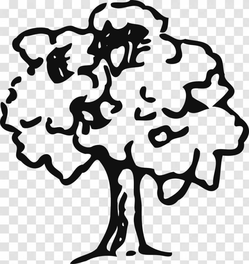 Clip Art Vector Graphics Tree Silhouette - Oak Transparent PNG