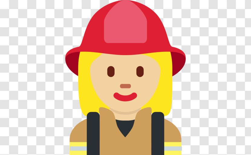 Firefighter Emoji Fire Station Department United States - Woman Transparent PNG