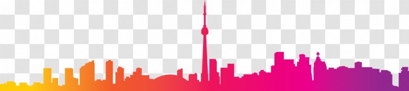 Desktop Wallpaper Pink M Energy Computer Font - Toronto Skyline Transparent PNG