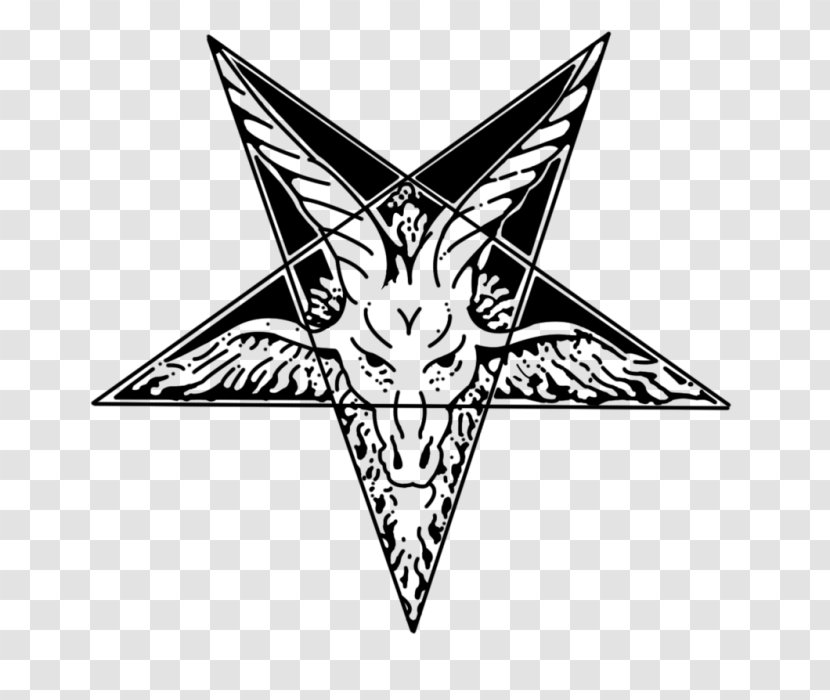 Goat Lucifer Sigil Of Baphomet Pentagram - Symmetry Transparent PNG