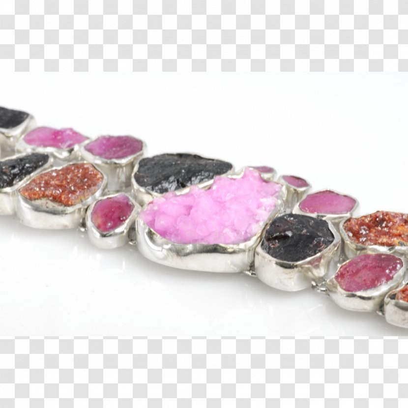Gemstone Bracelet Silver Bling-bling Jewelry Design - Making Transparent PNG