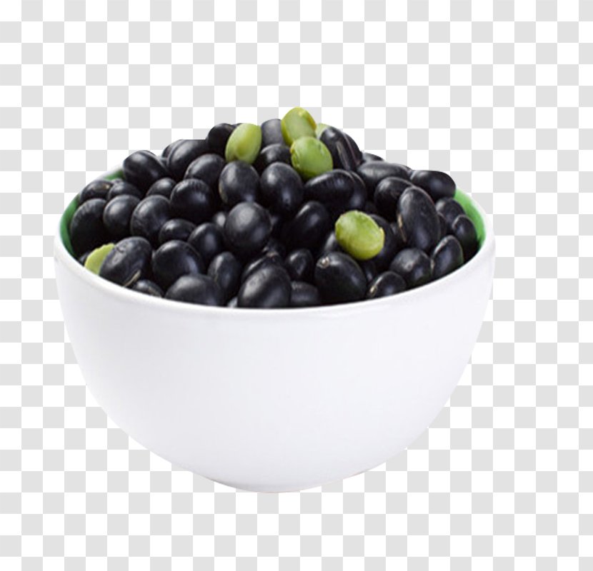 Vegetarian Cuisine Black Turtle Bean Soybean Food - Fruit - Bowl Of Large Pieces Beans Transparent PNG