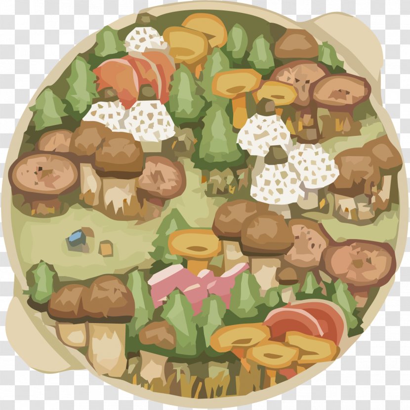 Food Vegetable Mushroom Hericium Erinaceus - Cuisine - Forest Transparent PNG