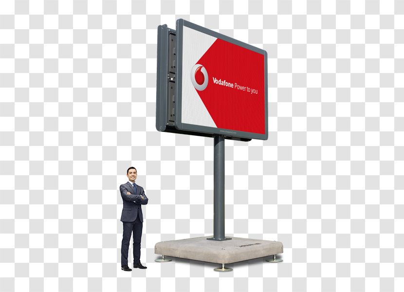 Advertising Display Device Digital Billboard LED - Multimedia Transparent PNG