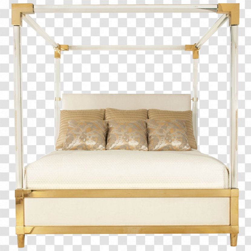 Canopy Bed Four-poster Upholstery Bedside Tables - Silhouette Transparent PNG