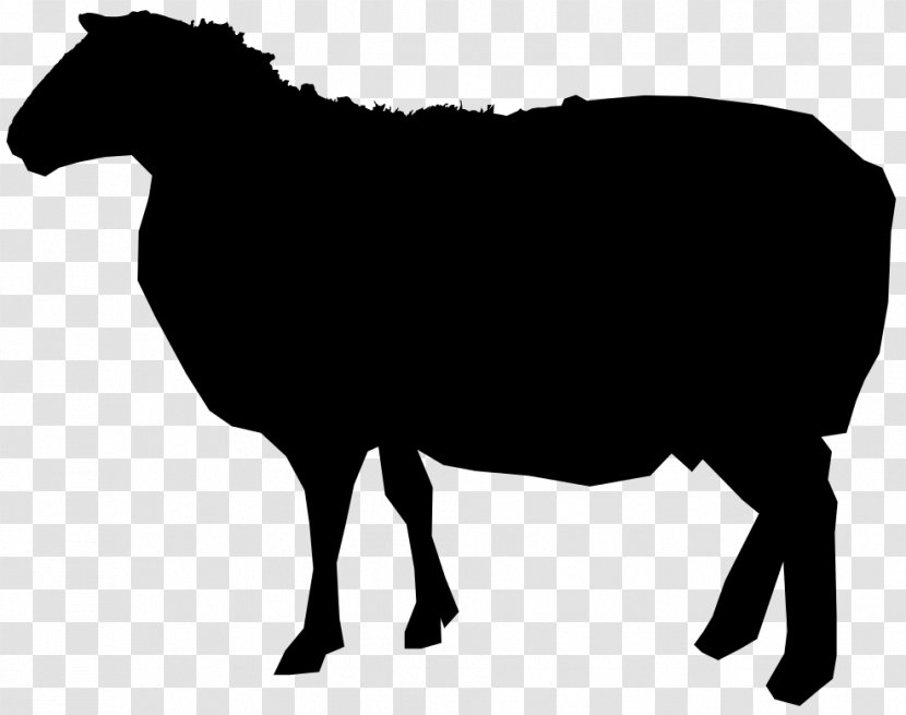 Sheep Silhouette Royalty-free - Horse Like Mammal Transparent PNG