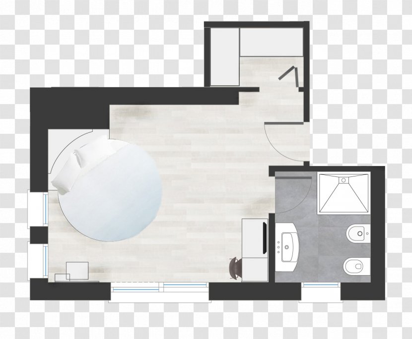 Bed Room Hesperia Hotel & Residence Floor Plan Transparent PNG