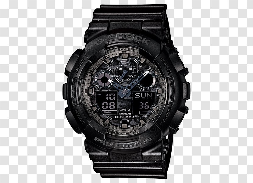 G-Shock GA100 Casio Watch Camouflage - Gshock Transparent PNG