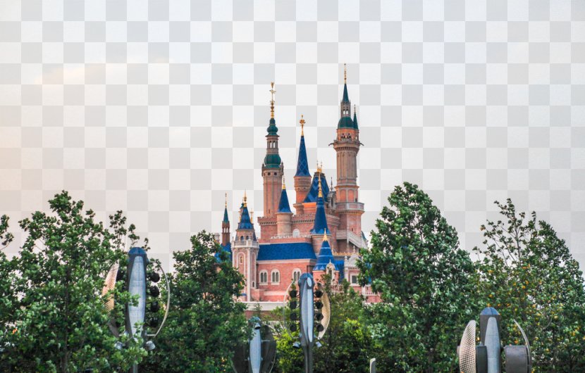 Hong Kong Disneyland Mickey Mouse Shanghai Park Cinderella Disney Resort - Outdoor Structure Transparent PNG