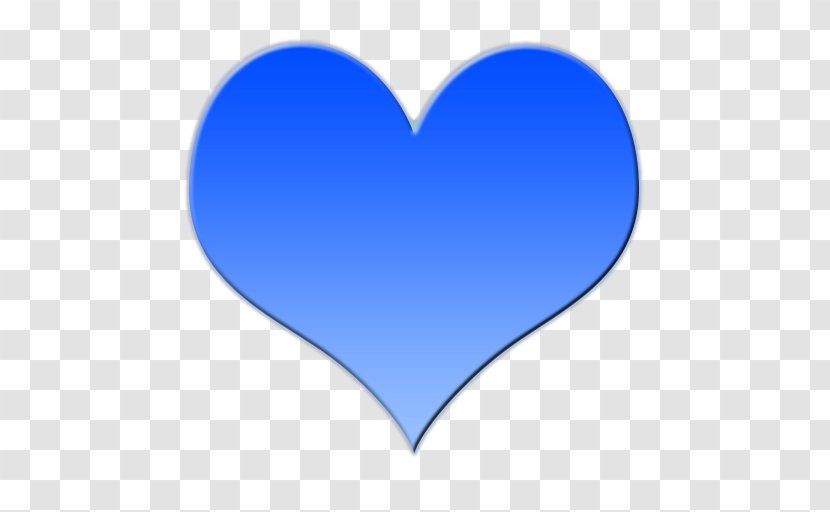 Love Heart Blue Clip Art - Picture Of A Big Transparent PNG