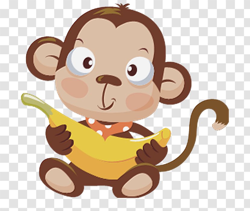 Spider Monkey Reading Lesson Clip Art - Mammal Transparent PNG