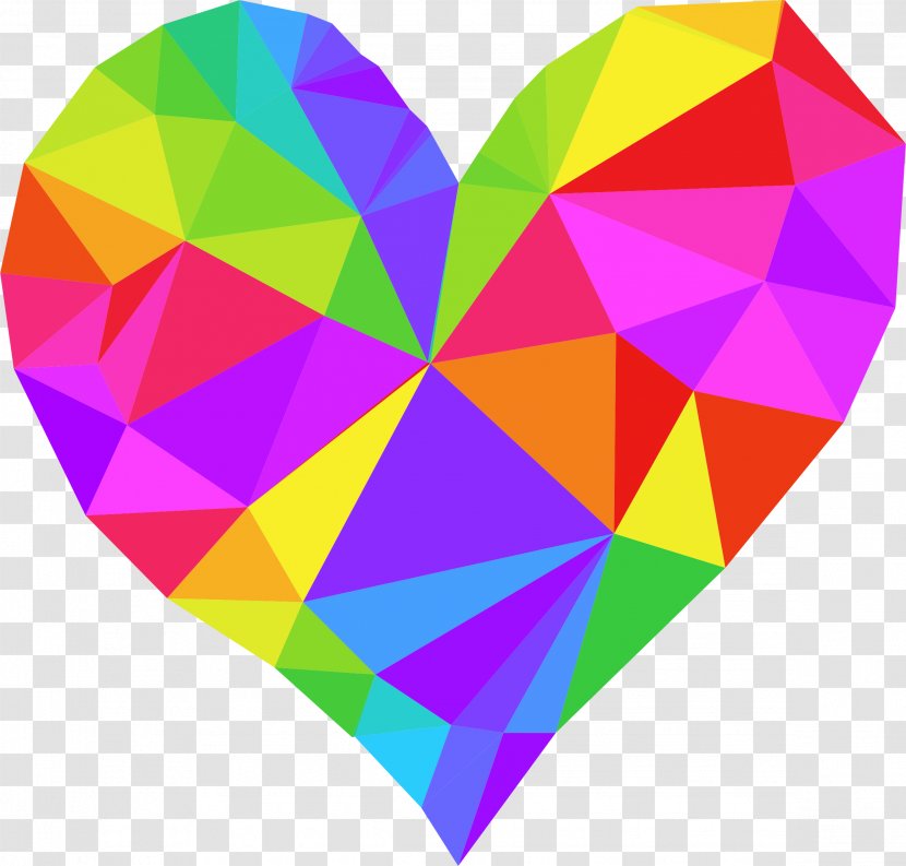 Heart Desktop Wallpaper Clip Art - Colors Transparent PNG