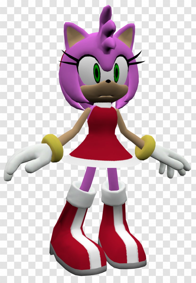 Sonic 3D Amy Rose The Hedgehog Knuckles Echidna Sticks Badger - Material Transparent PNG