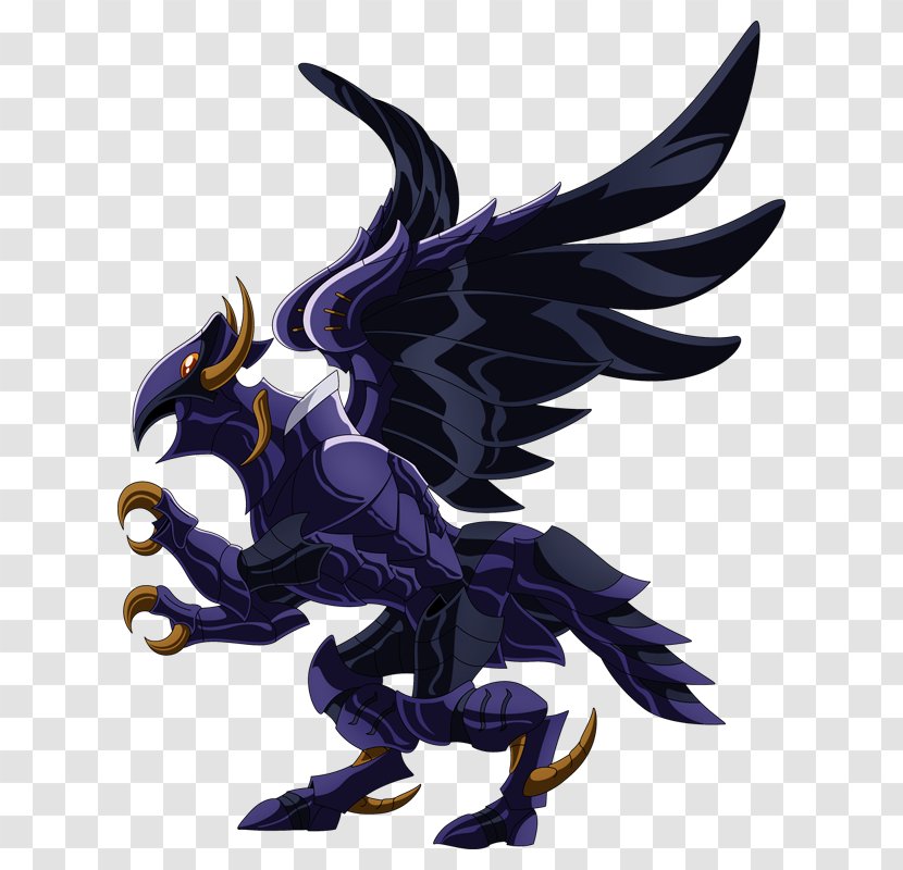 Cygnus Hyoga Espectros De Hades Pegasus Seiya Griffin - Bird Transparent PNG