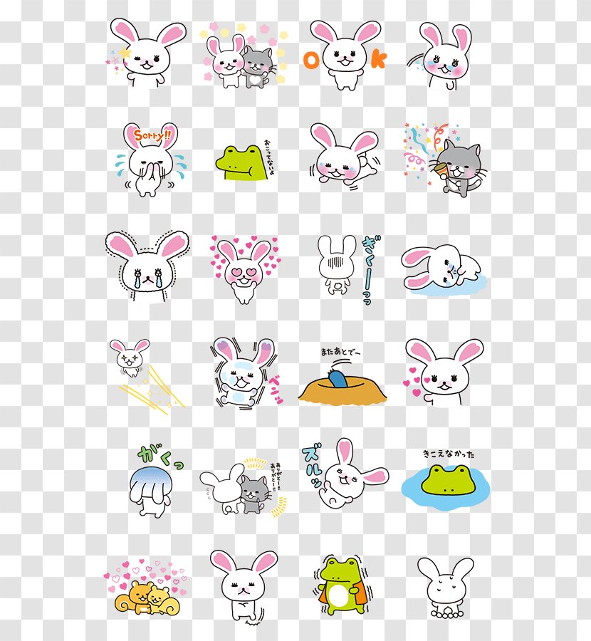 Sticker LINE Disney Tsum Emoticon Clip Art - Doodle Lines Transparent PNG