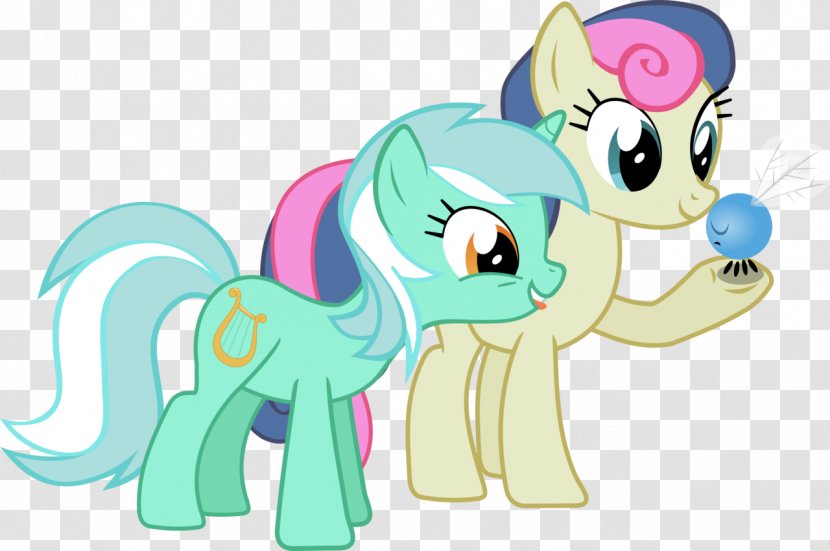 Bonbon My Little Pony: Lyra And Bon The Mares From S.M.I.L.E. Liquorice Secret Agent Ponies - Flower Transparent PNG