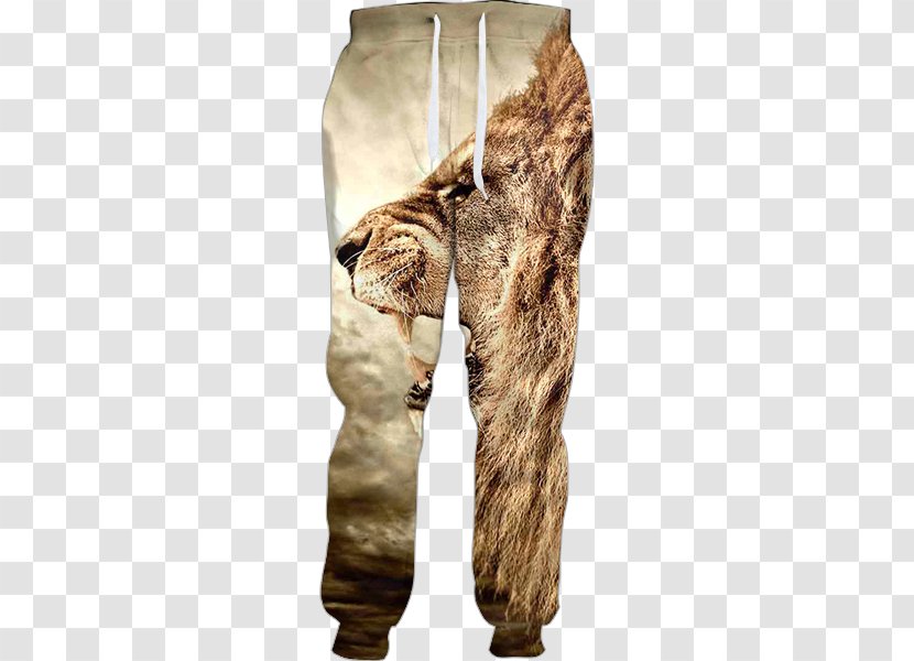 Tracksuit Pants Clothing All Over Print Jeans - Roar Transparent PNG