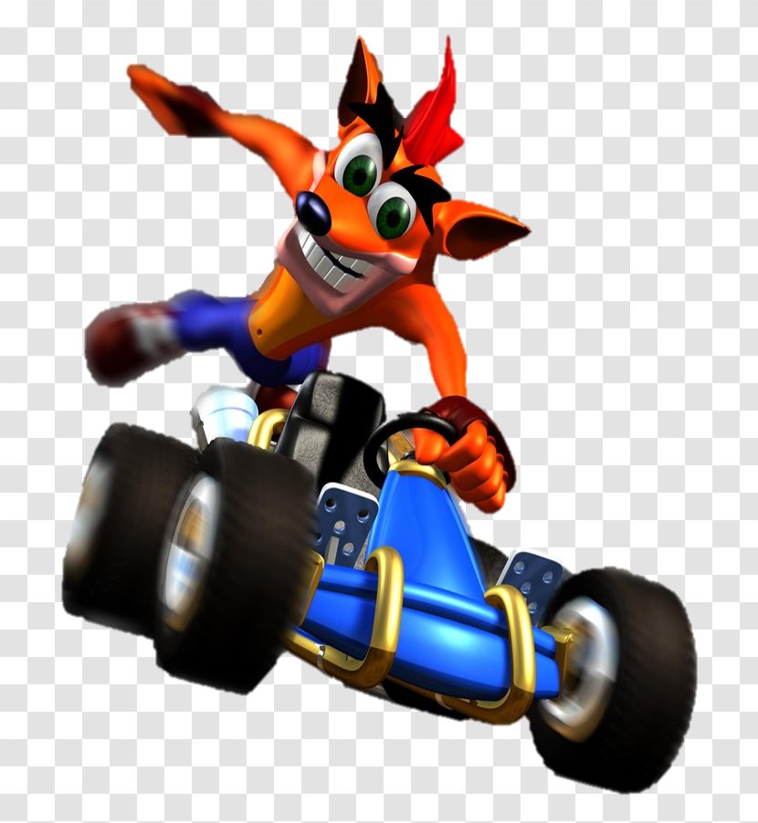 Crash Team Racing Nitro Kart Tag Bandicoot: The Wrath Of Cortex PlayStation - Toy Transparent PNG