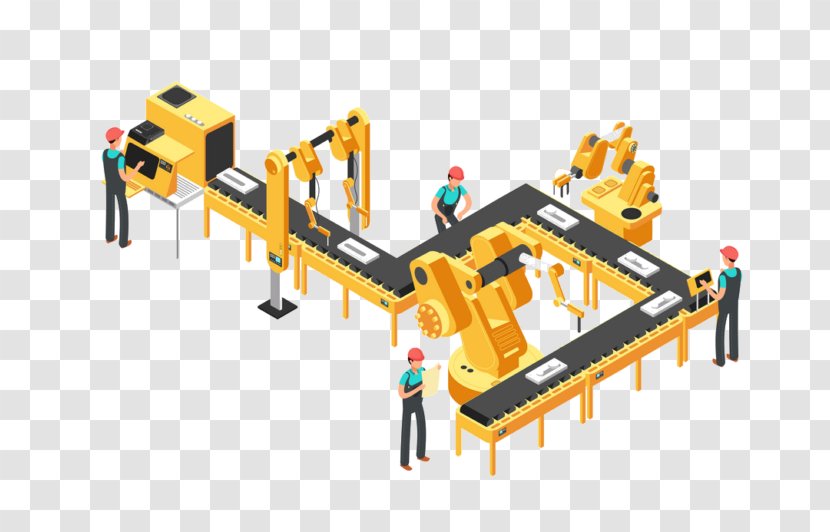 Factory Cartoon - Conveyor Belt - Diagram Playset Transparent PNG