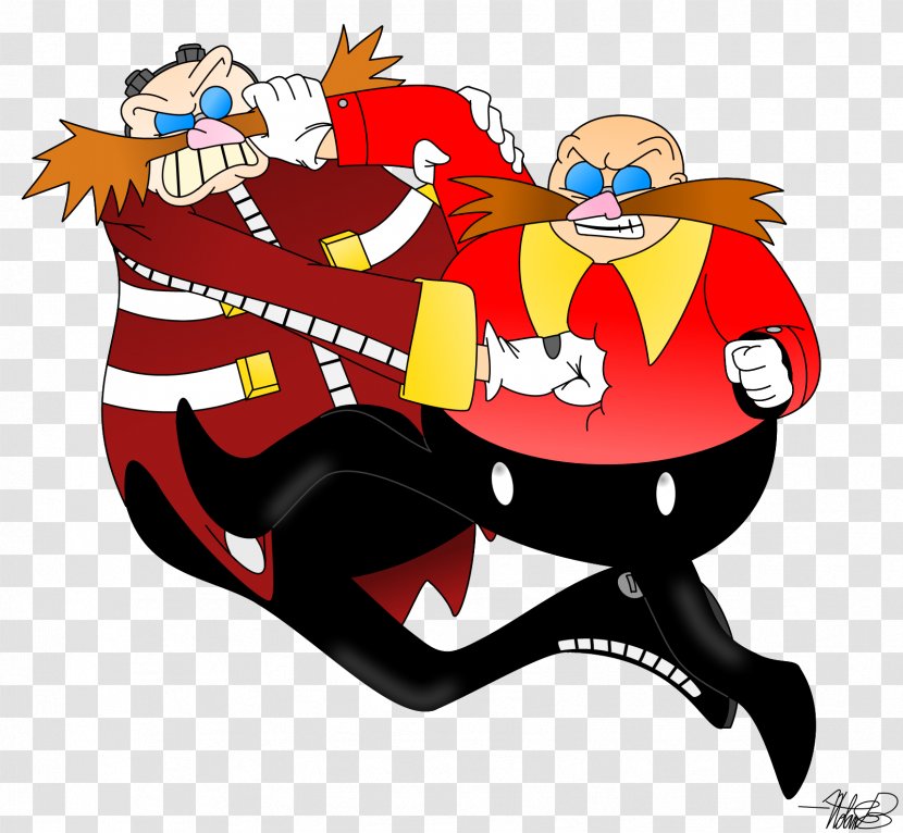 Doctor Eggman Sonic The Hedgehog 3 Rouge Bat Video Game - Time Machine Transparent PNG