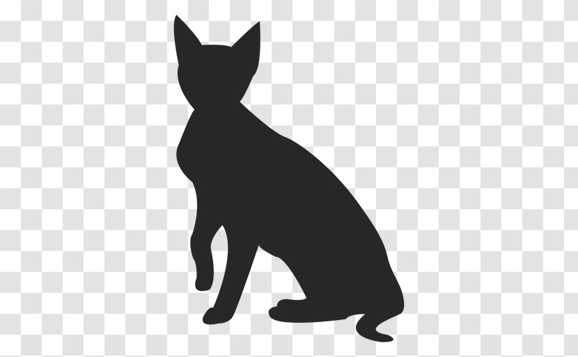 Whiskers Kitten Manx Cat Black Domestic Short-haired Transparent PNG